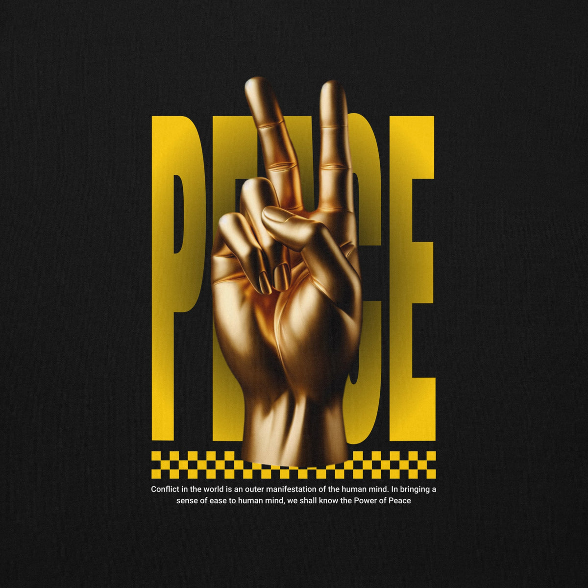 Peace unisex hoodie Funky African