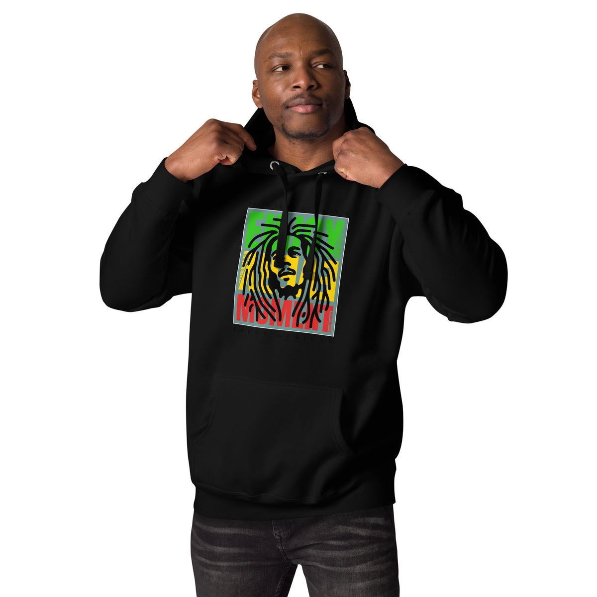 Enjoy every moment unisex hoodie Funky African