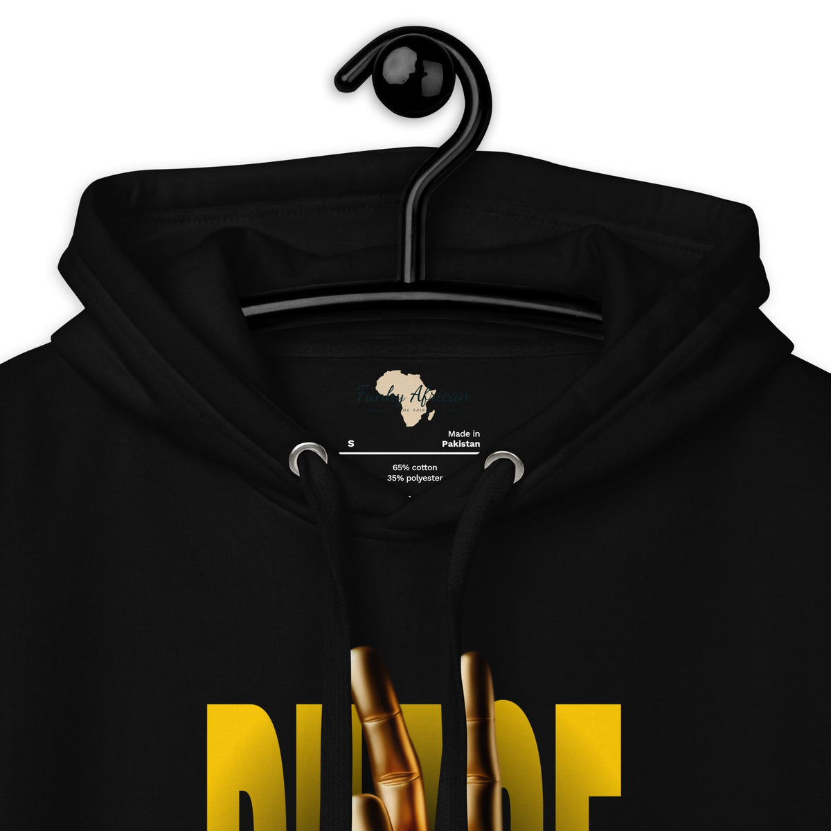 Peace unisex hoodie Funky African