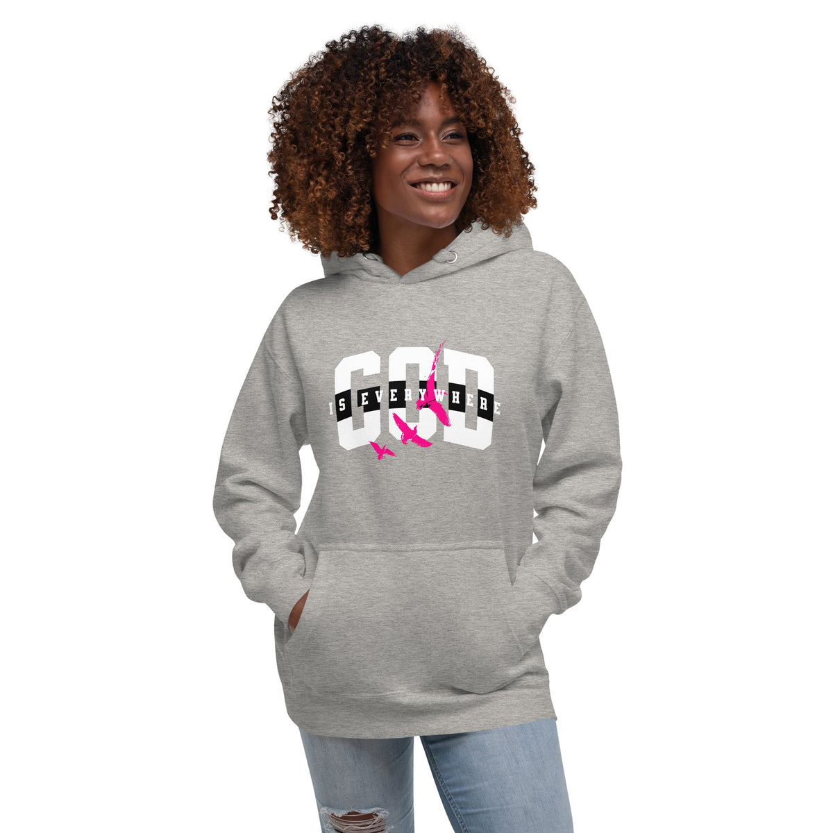 God is everywhere Unisex Hoodie Funky African