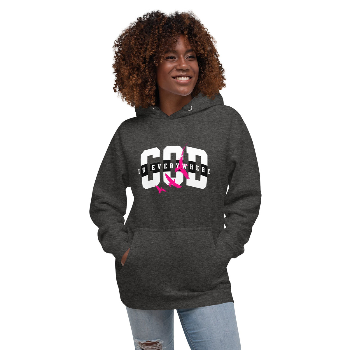 God is everywhere Unisex Hoodie Funky African