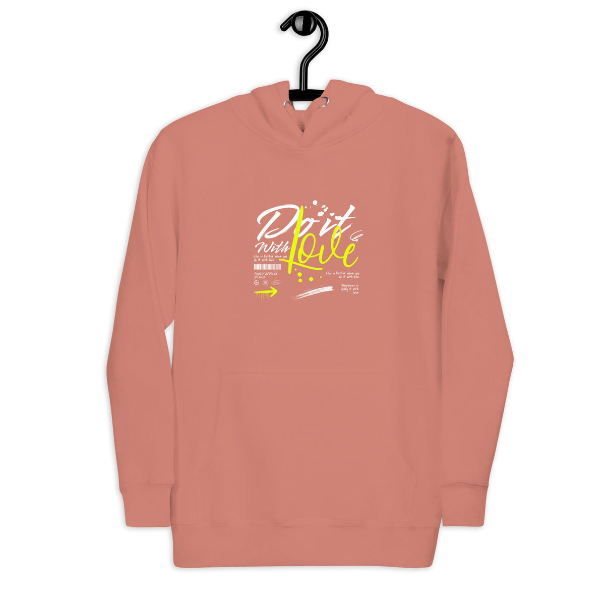Go it with love unisex hoodie Funky African