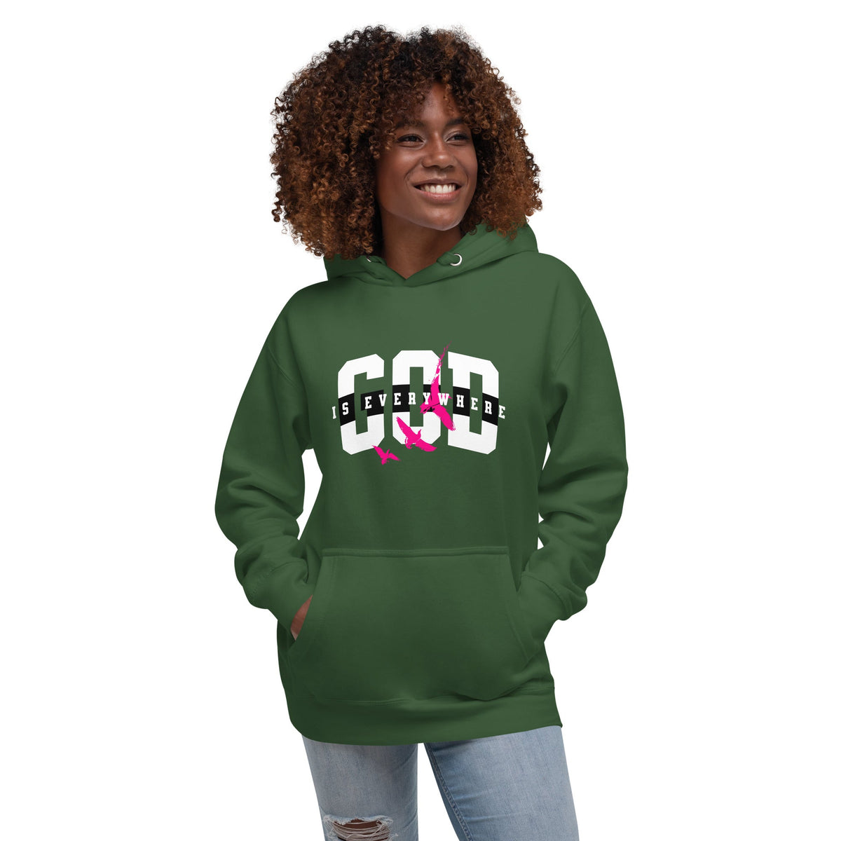 God is everywhere Unisex Hoodie Funky African
