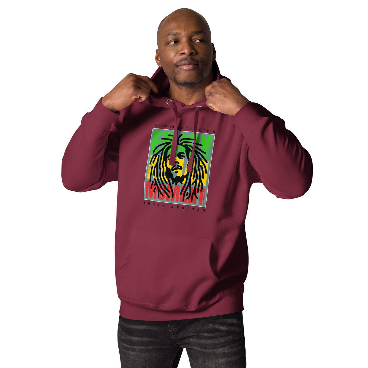 Enjoy every moment unisex hoodie Funky African