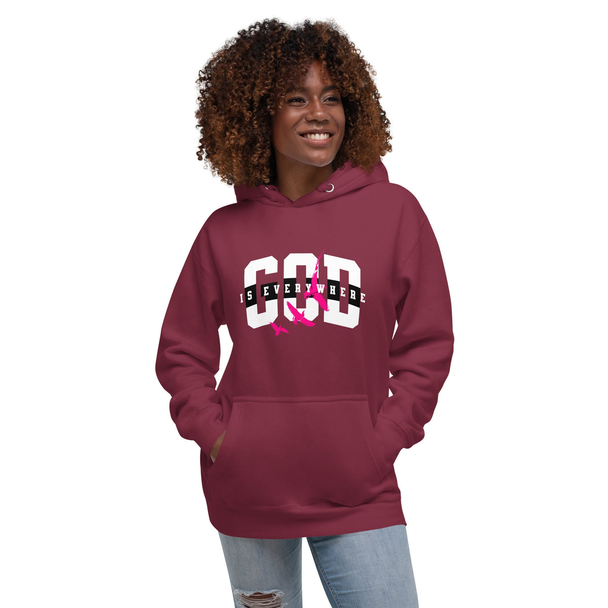 God is everywhere Unisex Hoodie Funky African