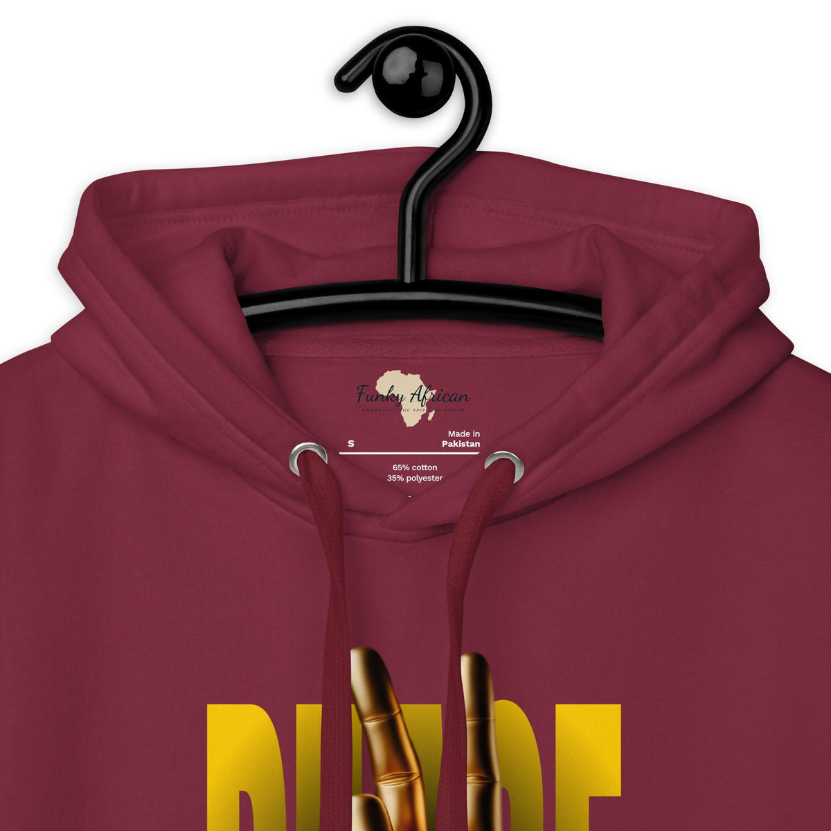 Peace unisex hoodie Funky African