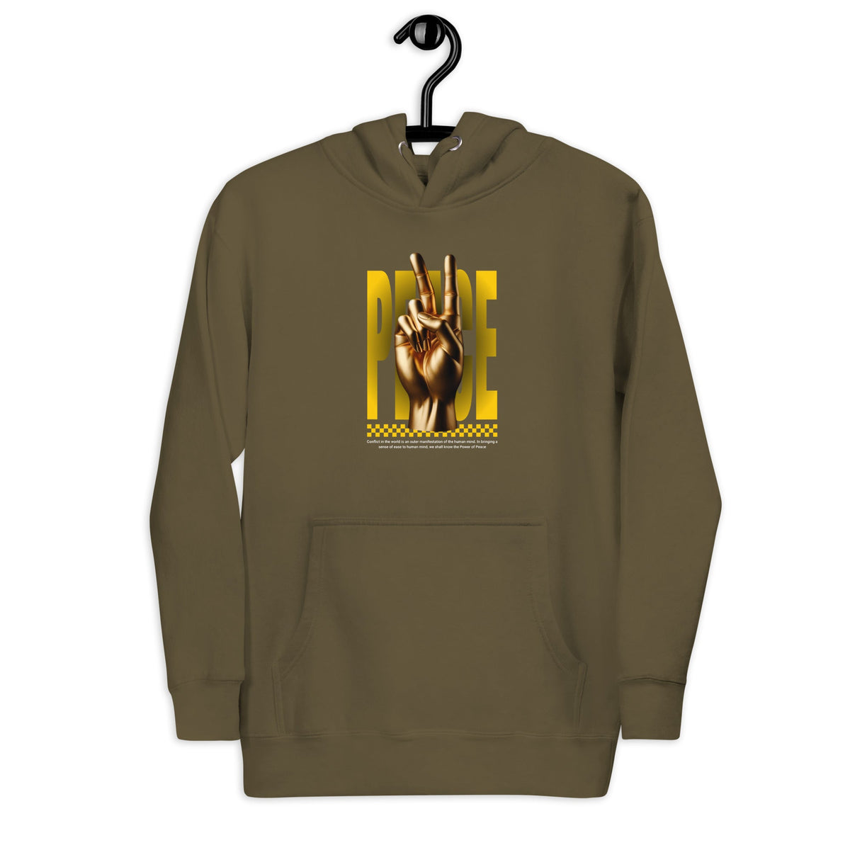 Peace unisex hoodie Funky African