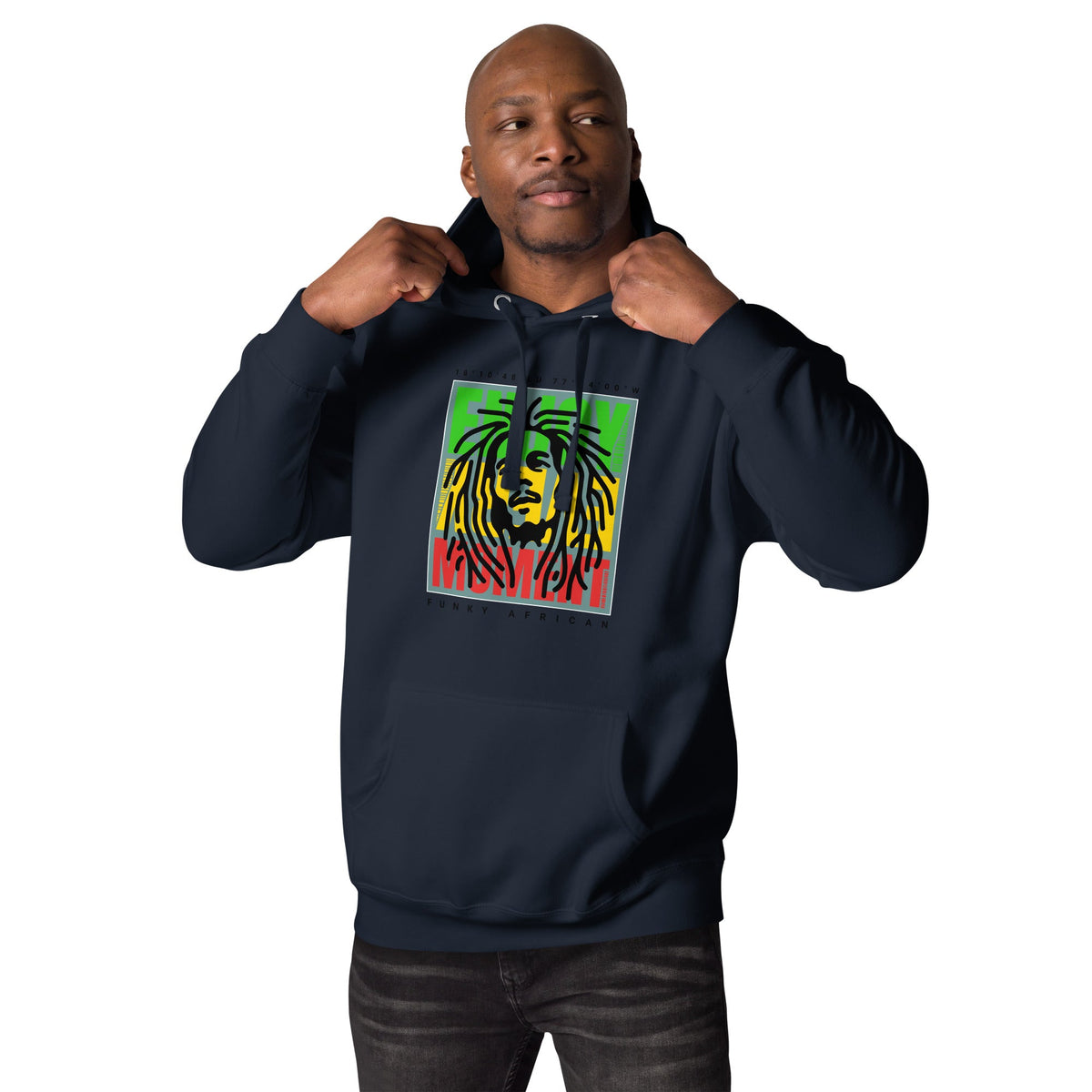 Enjoy every moment unisex hoodie Funky African