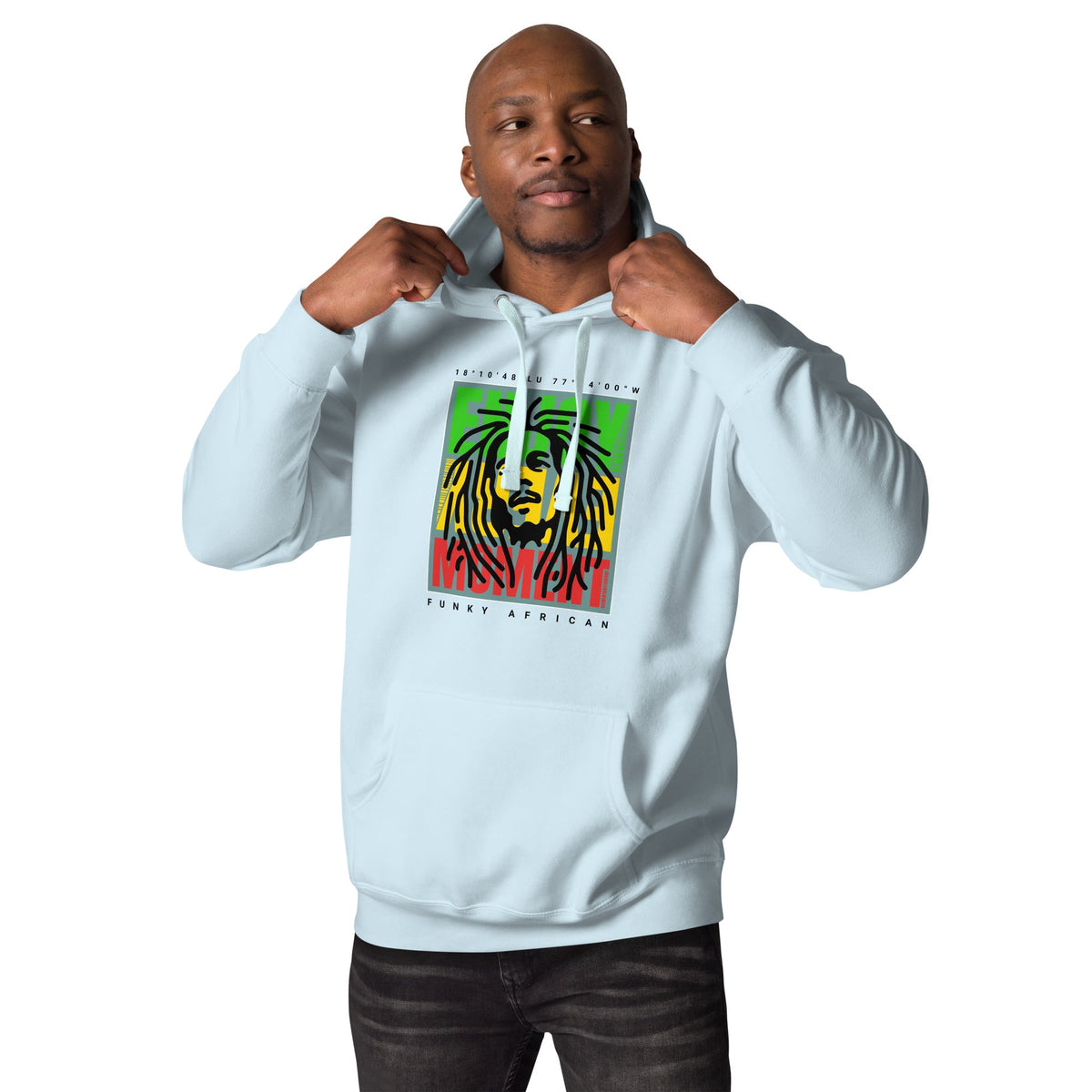 Enjoy every moment unisex hoodie Funky African