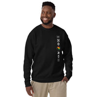 Adinkra Sided Unisex Premium Sweatshirt