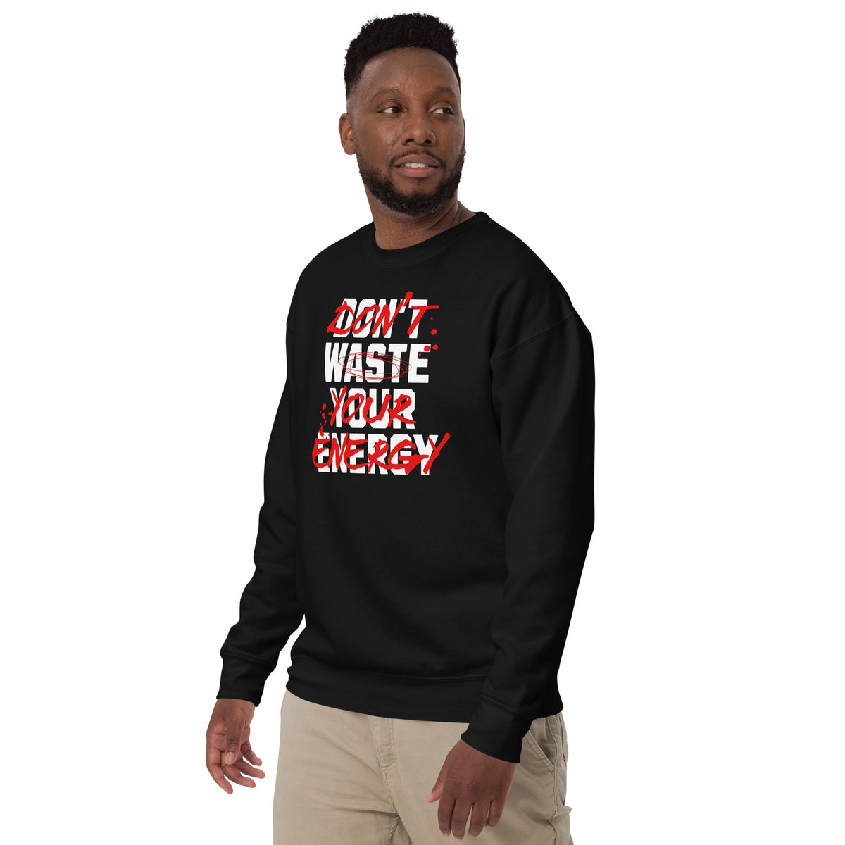 Don't waste unisex premium sweatshirt Funky African