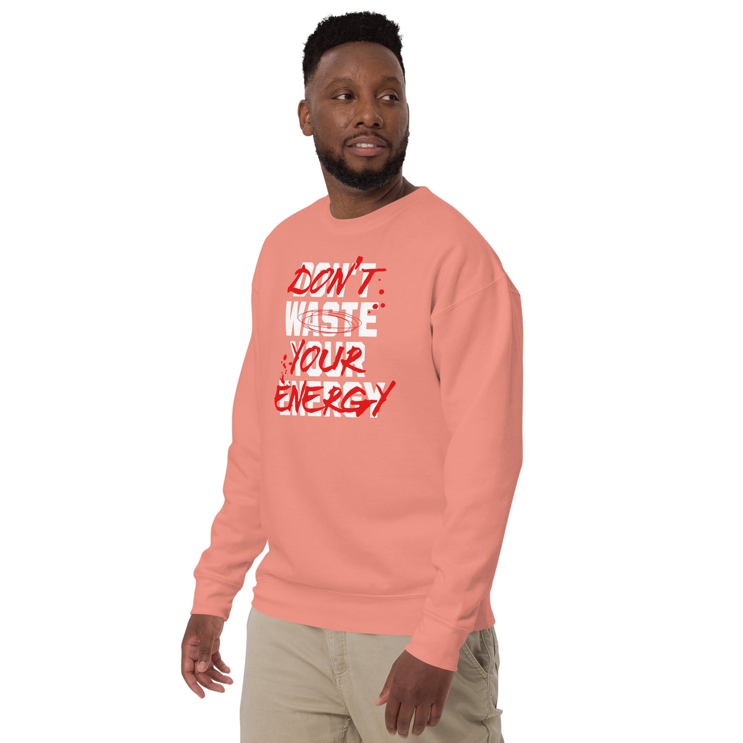Don't waste unisex premium sweatshirt