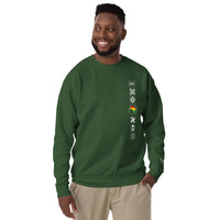 Adinkra Sided Unisex Premium Sweatshirt
