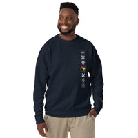 Adinkra Sided Unisex Premium Sweatshirt
