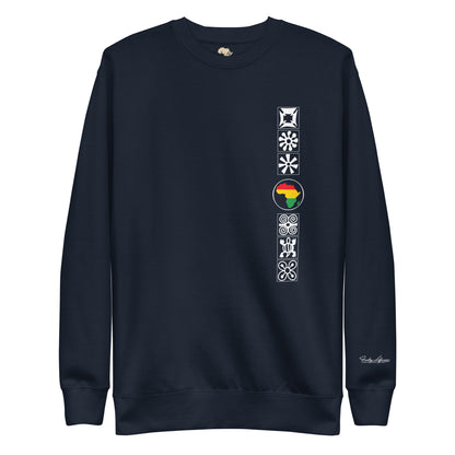 Adinkra Sided Unisex Premium Sweatshirt