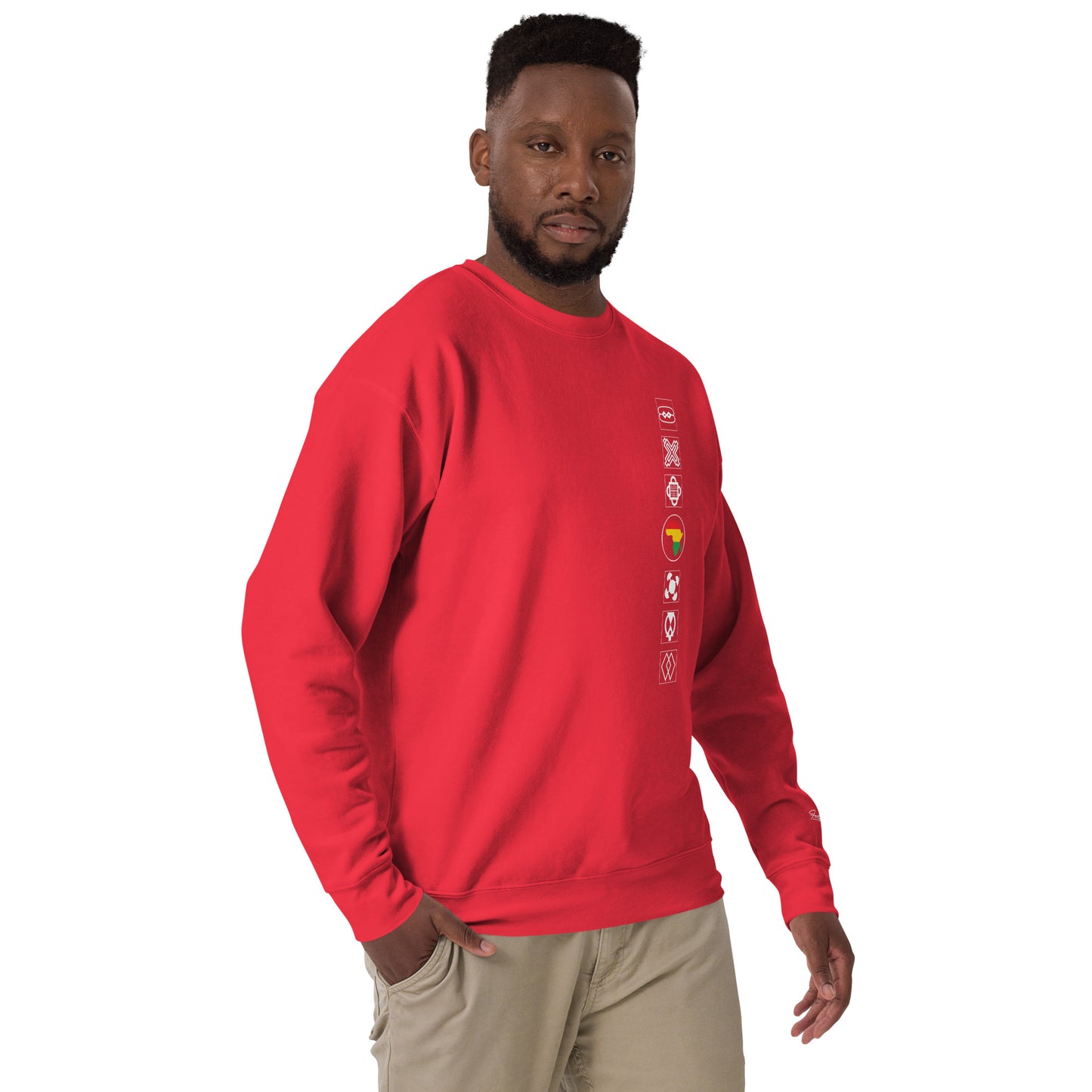 Adinkra Sided Unisex Premium Sweatshirt