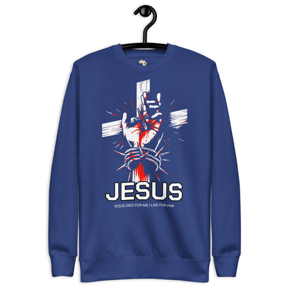 Jesus Died Unisex Premium Sweatshirt