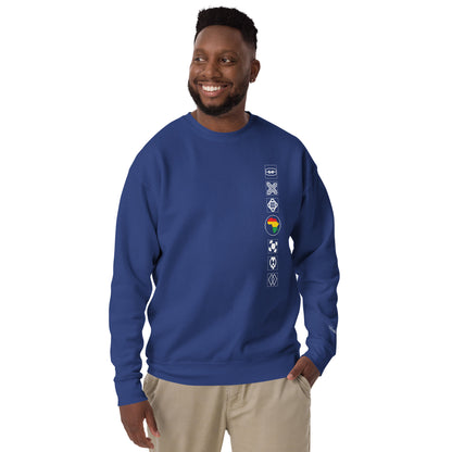 Adinkra Sided Unisex Premium Sweatshirt
