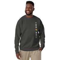 Adinkra Sided Unisex Premium Sweatshirt