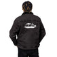 African Jungle Unisex denim sherpa jacket