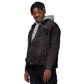 African Jungle Unisex denim sherpa jacket
