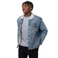 Gye Nyame Unisex denim sherpa jacket