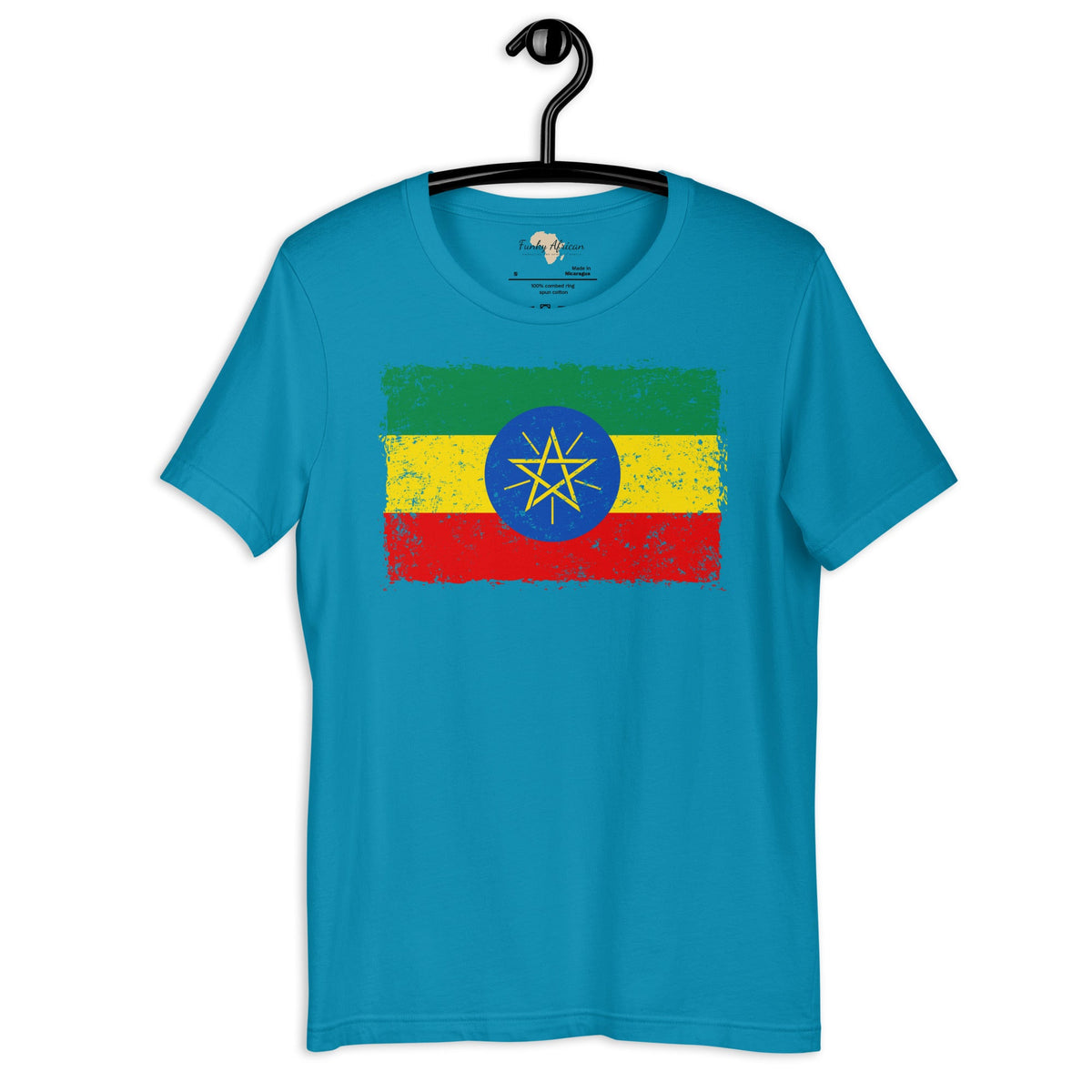 Ethiopia grunge unisex tee Funky African