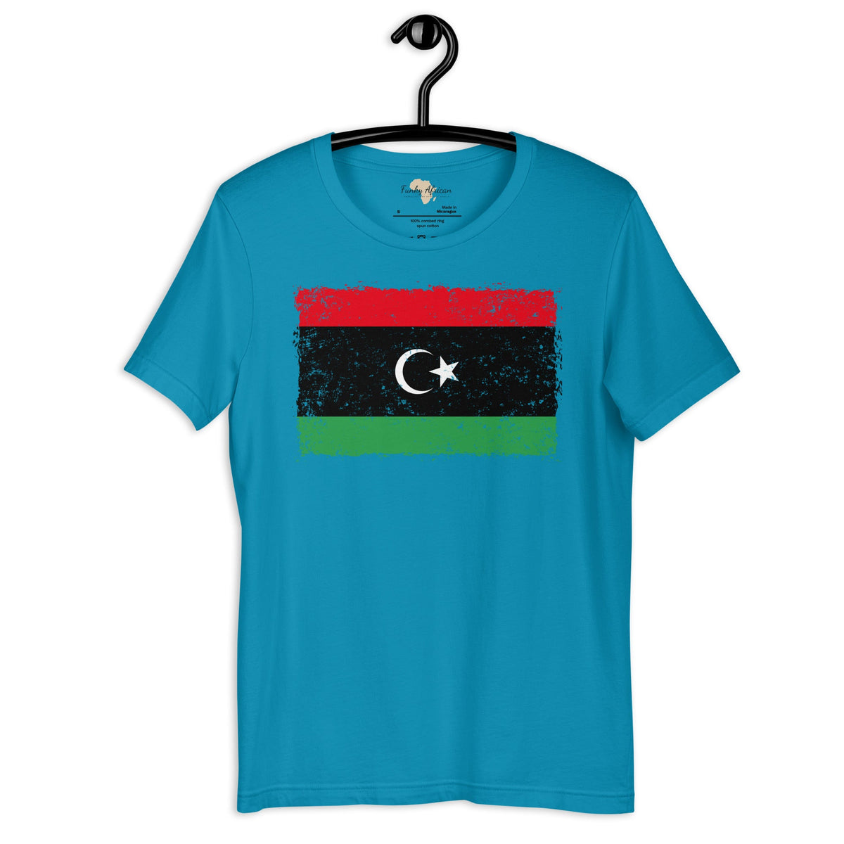 Libya grunge unisex tee Funky African