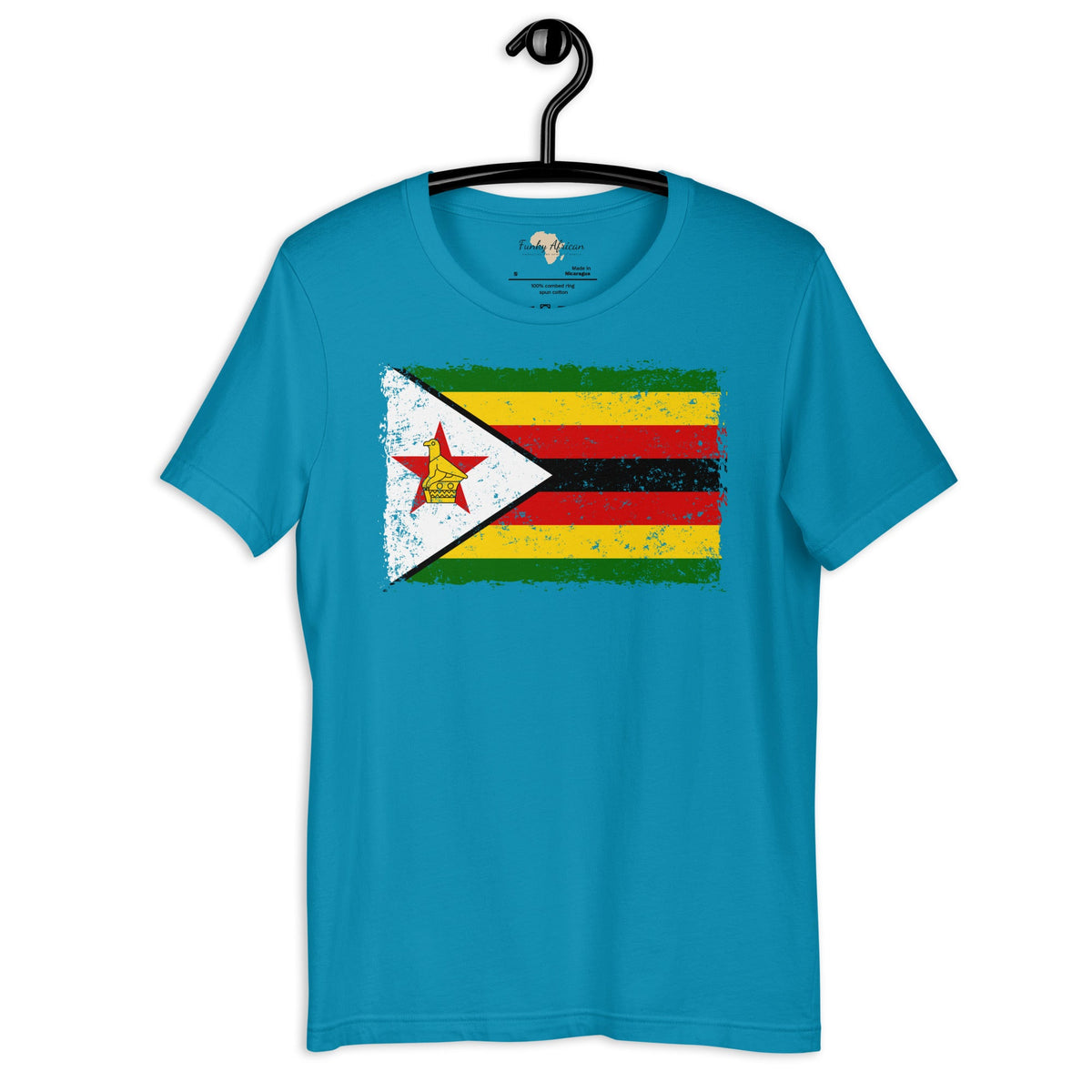 Zimbabwe grunge unisex tee Funky African