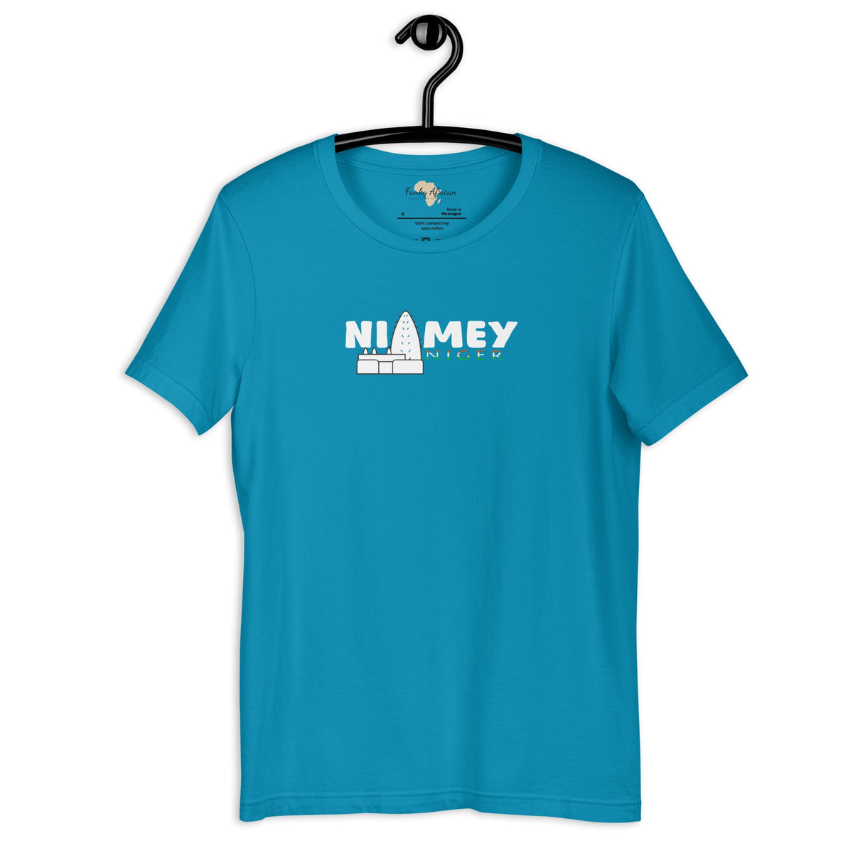 Nigerien capital unisex tee Funky African