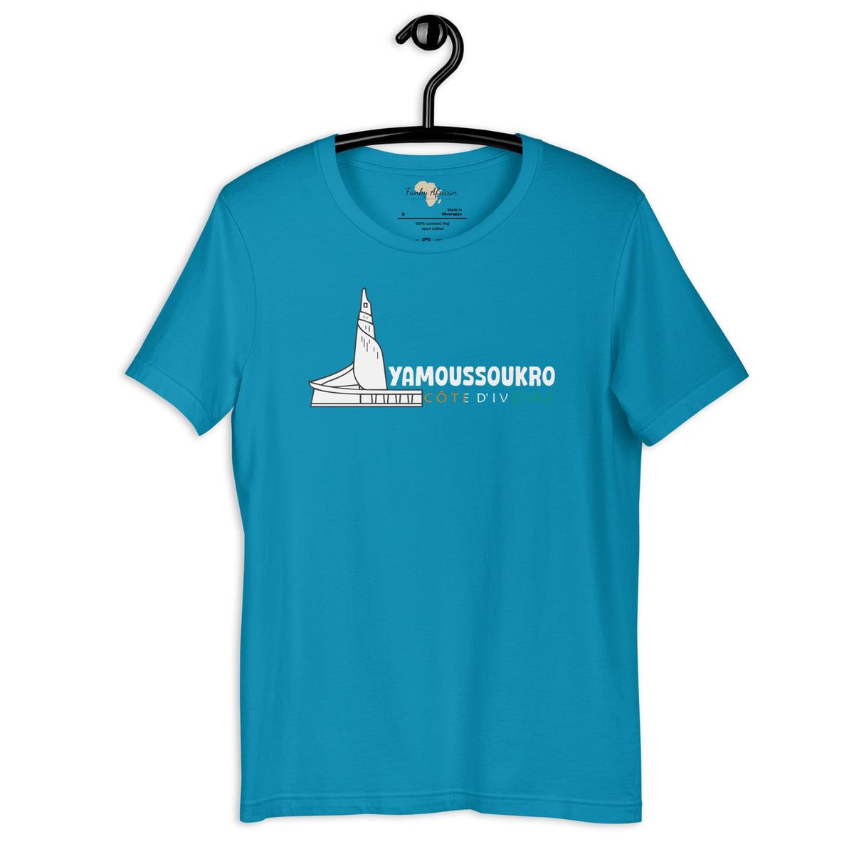 Côte d'Ivoire capital unisex tee Funky African