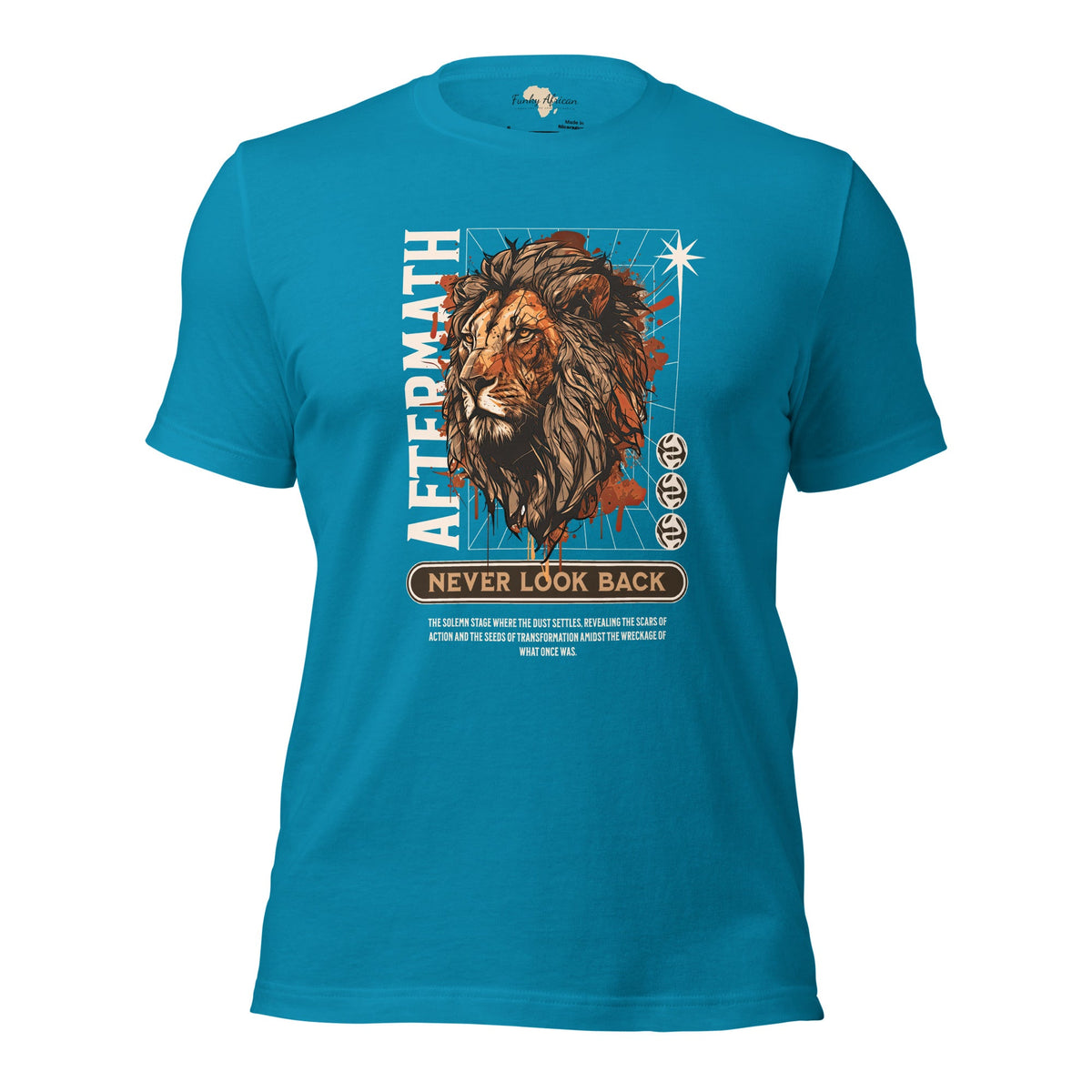 Never Look Back Unisex t-shirt Funky African