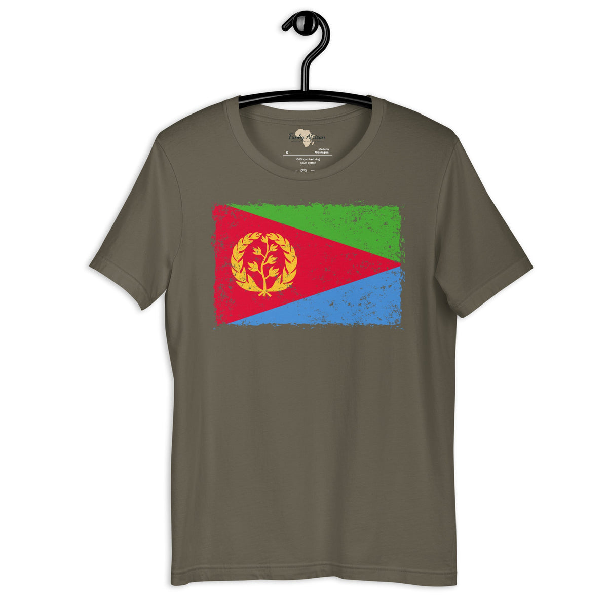 Eritrea grunge unisex tee Funky African