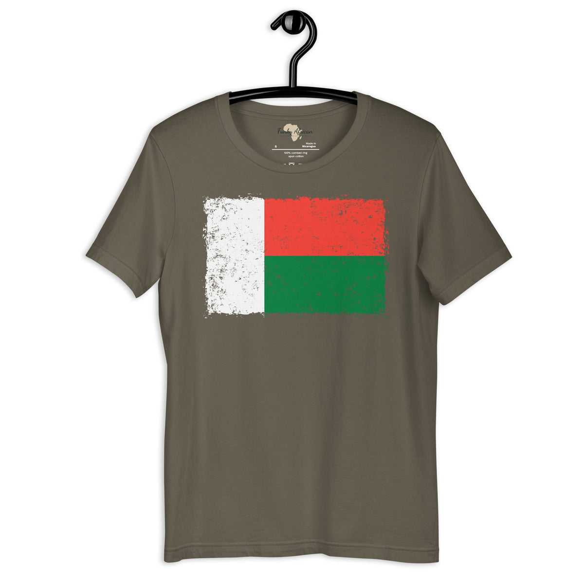 Madagascar grunge unisex tee Funky African