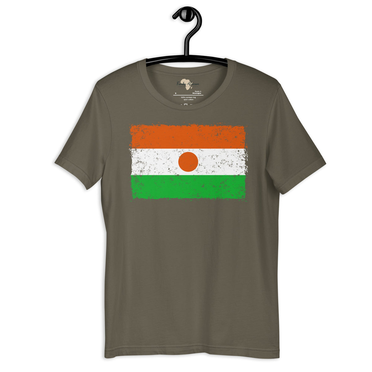 Nigerien grunge unisex tee Funky African