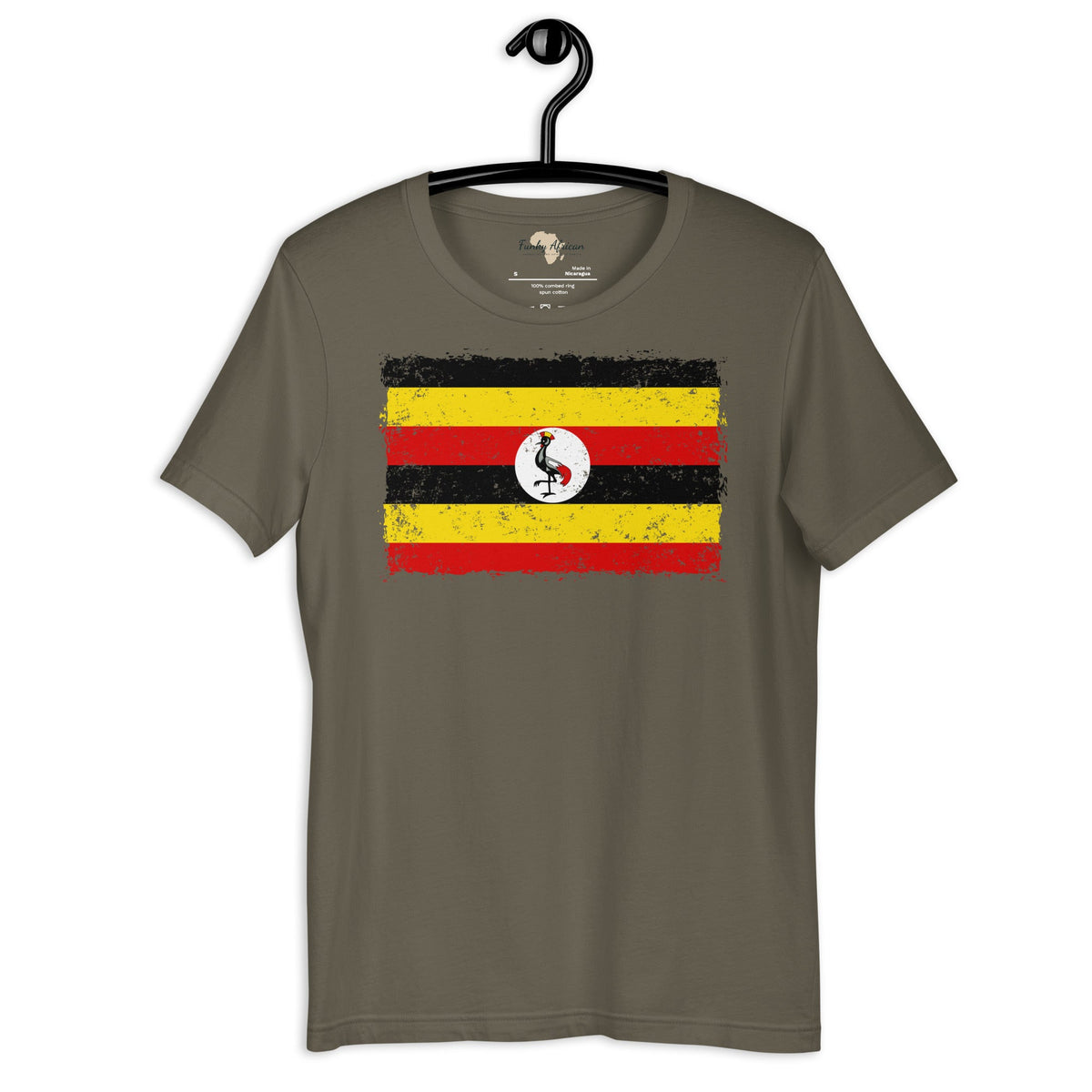 Uganda grunge unisex tee Funky African