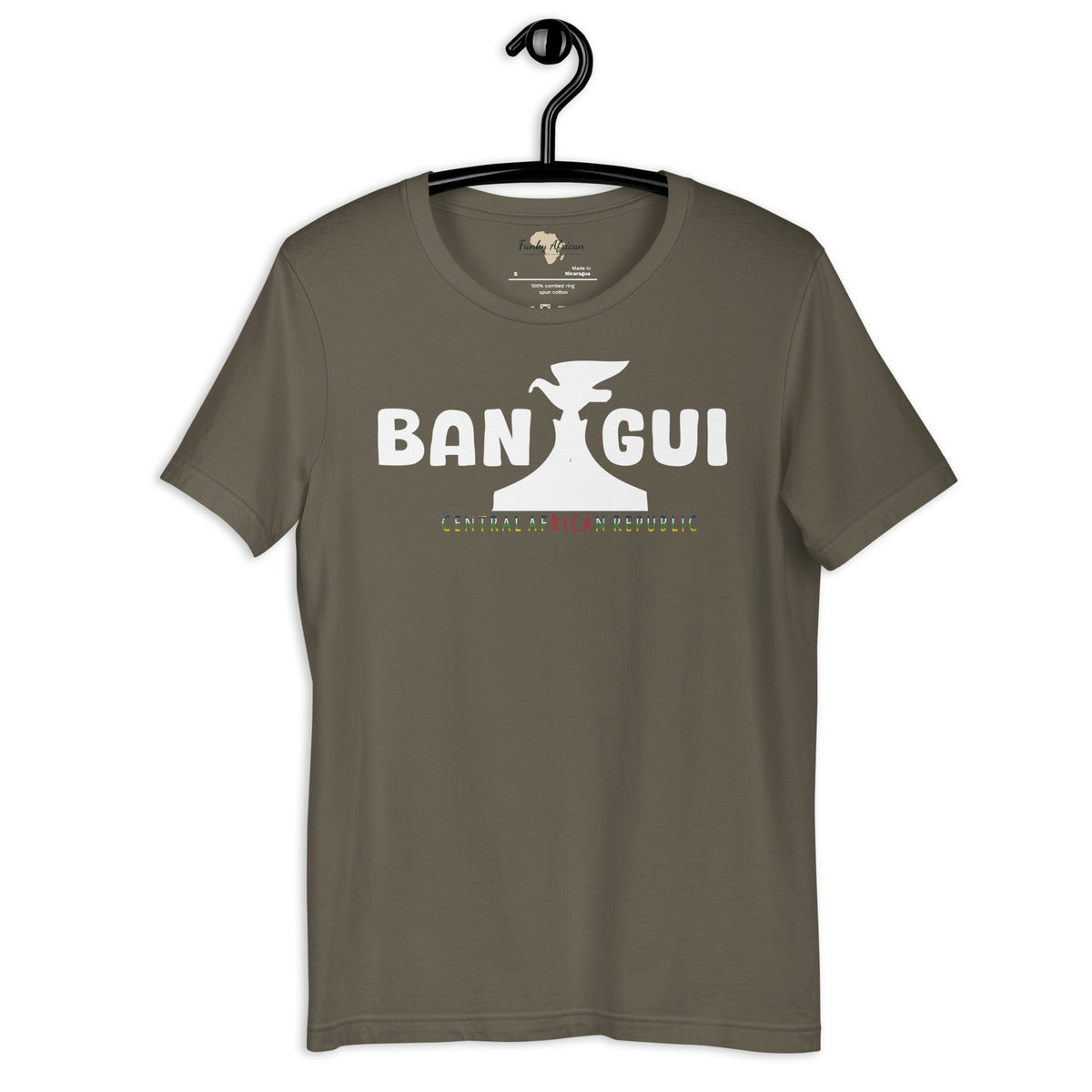 Central African Republic capital unisex tee Funky African