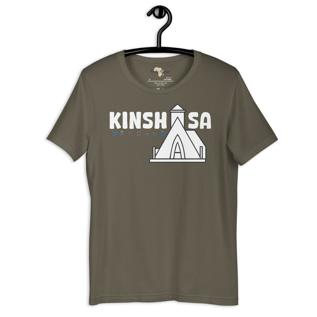 DR Congo capital unisex tee Funky African