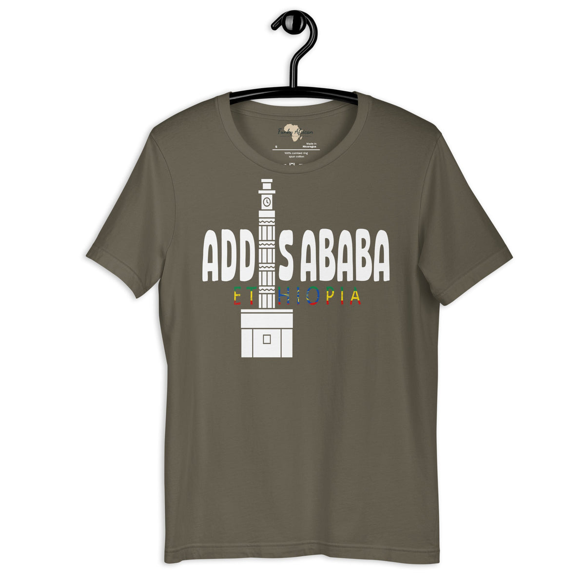 Ethiopia capital unisex tee Funky African