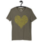 Typography heart with positive words unisex tee Funky African