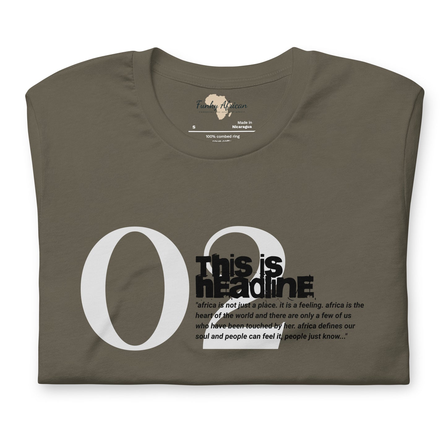 Africa not just a place classic tee