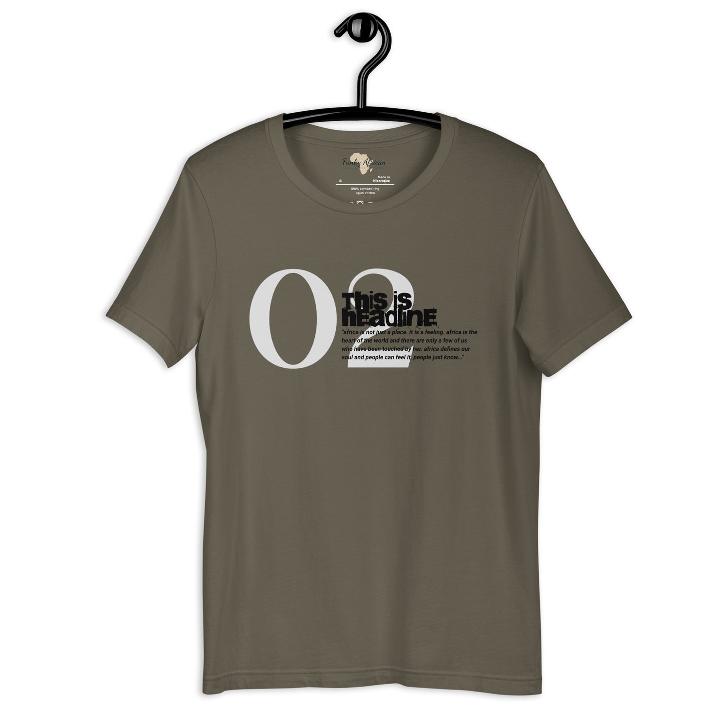 Africa not just a place classic tee