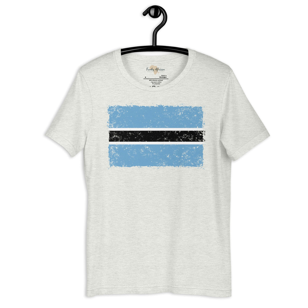 Botswana grunge unisex tee Funky African