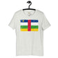 Central African Republic grunge unisex tee