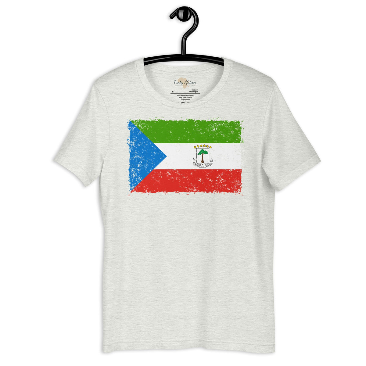 Equatorial Guinea grunge unisex tee Funky African