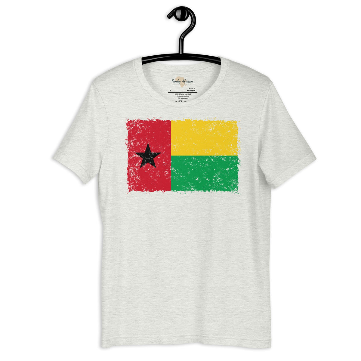 Guinea Bissau grunge unisex tee Funky African