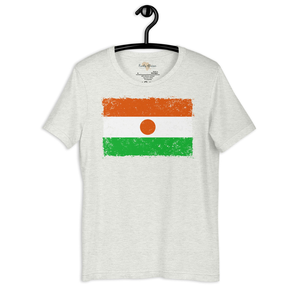 Nigerien grunge unisex tee Funky African