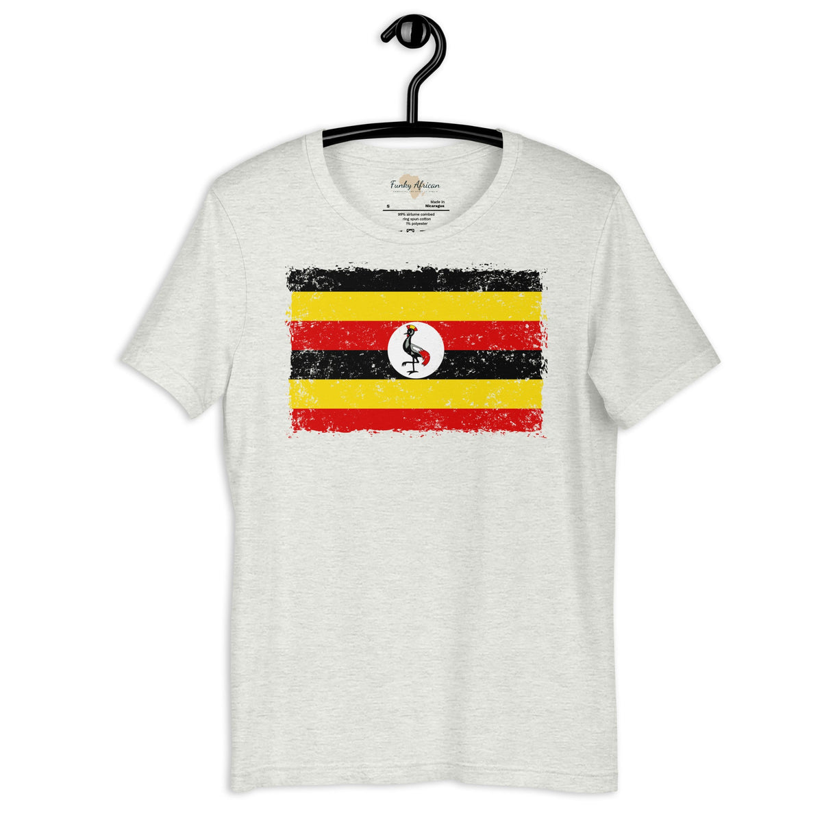 Uganda grunge unisex tee Funky African