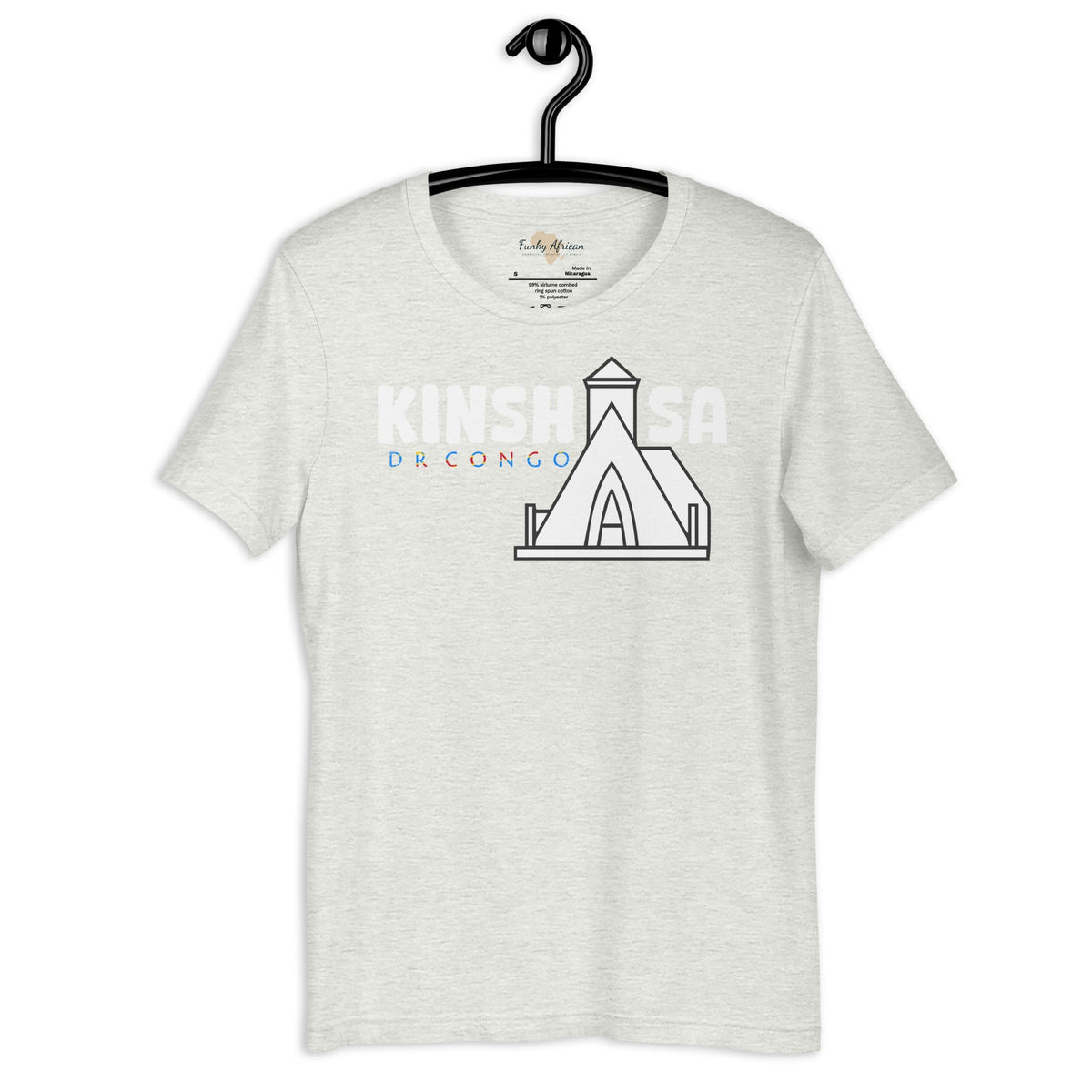 DR Congo capital unisex tee Funky African