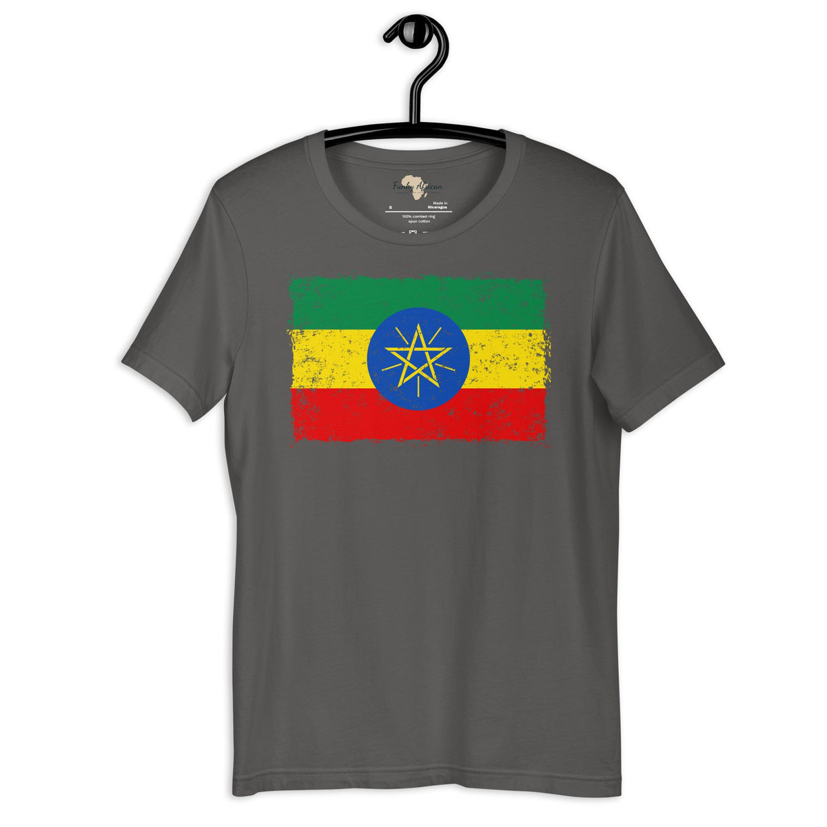 Ethiopia grunge unisex tee Funky African